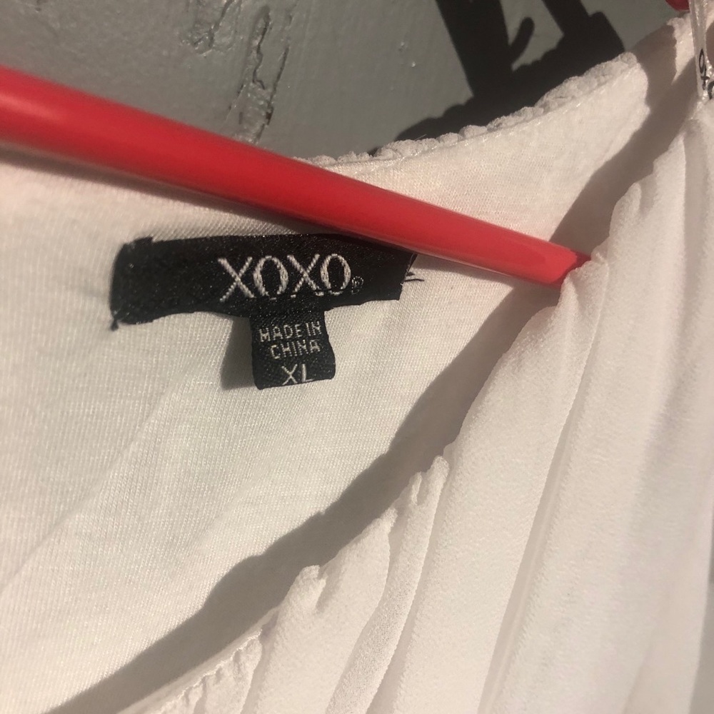 Barely worn White XOXO Casual Top